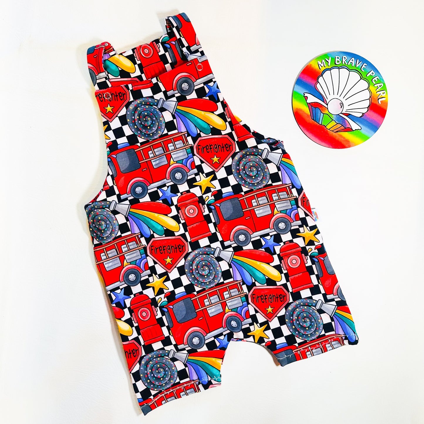 Kids Shortie Dungarees