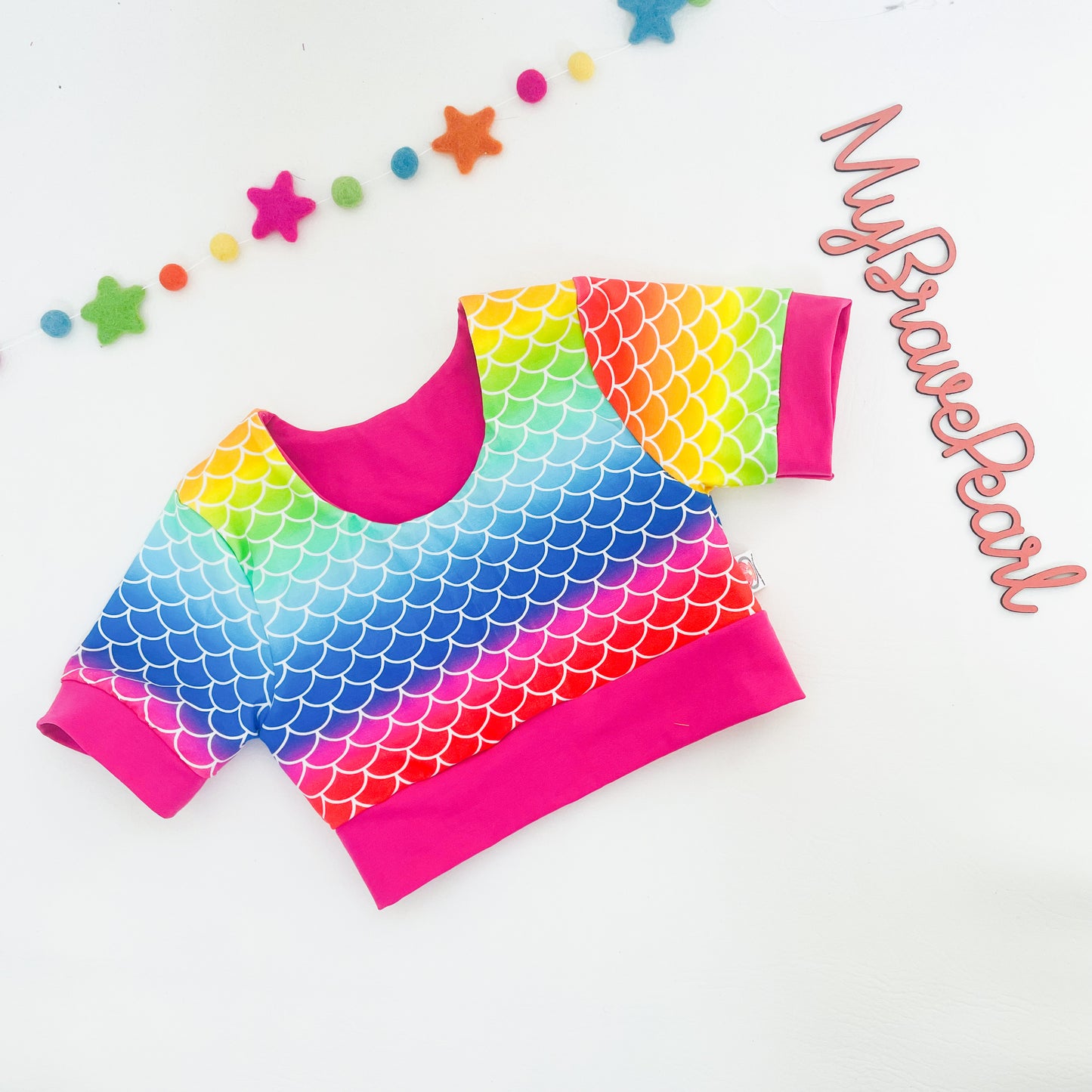 Kids Crop Top - Sleeveless/Short Sleeve