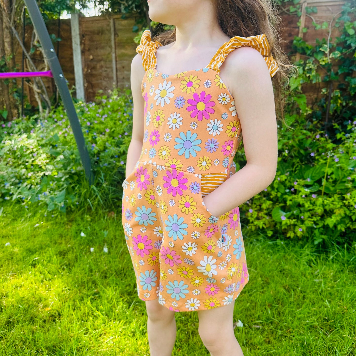 Kids Flutter Shoulder Playsuit