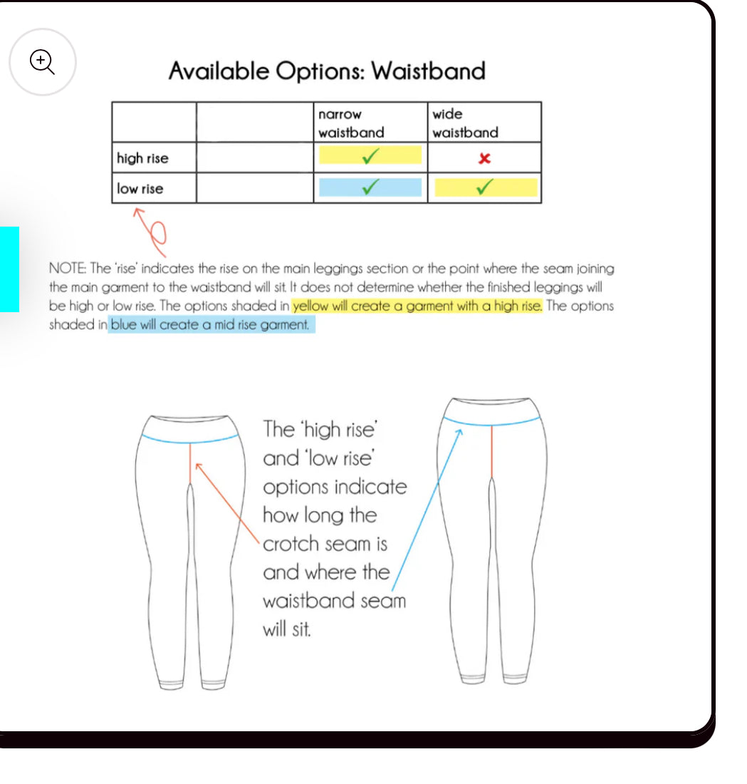 Adults Capri Leggings - Curve Fit