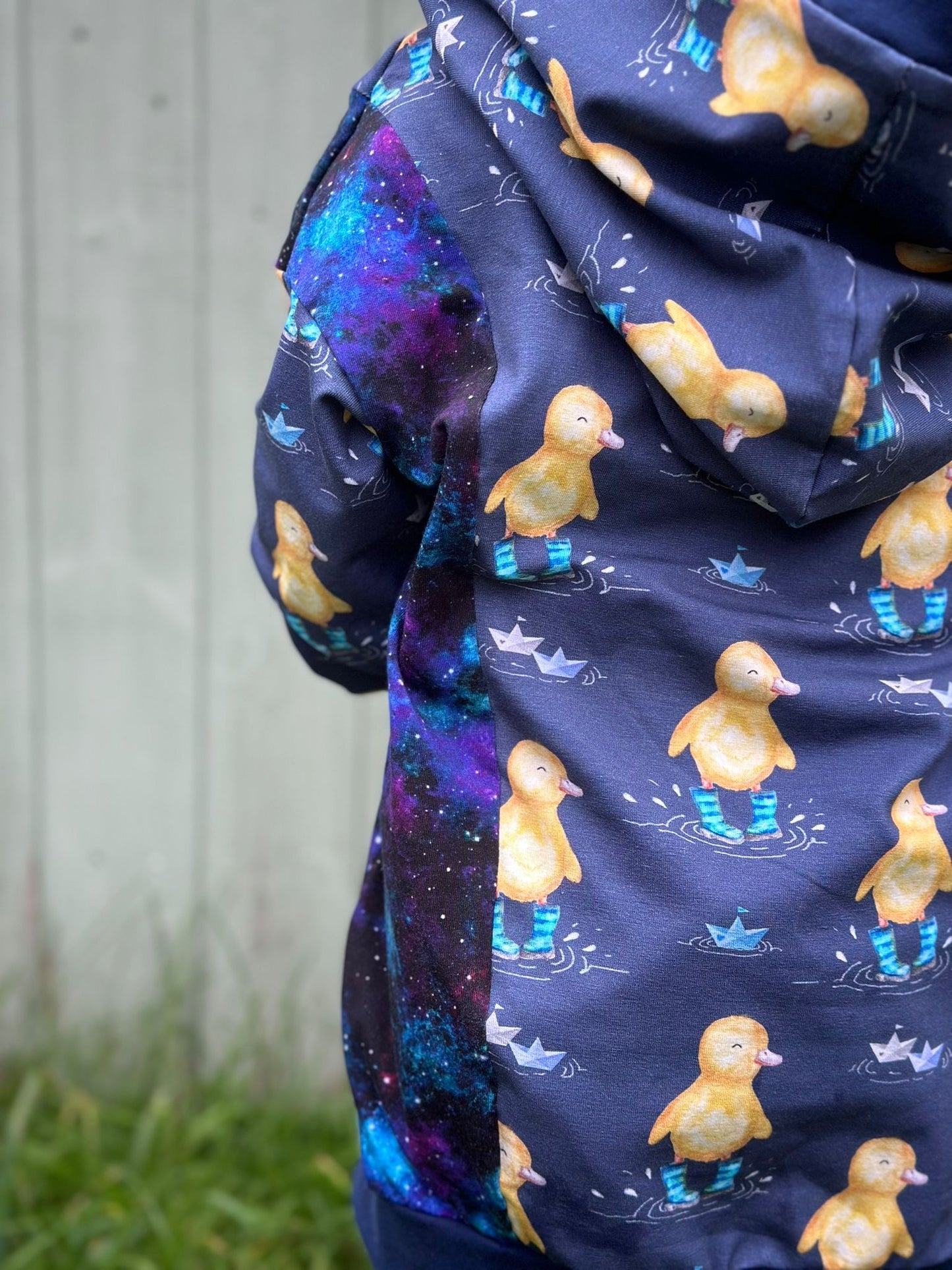 Kids Panelled Pocket Hoodies