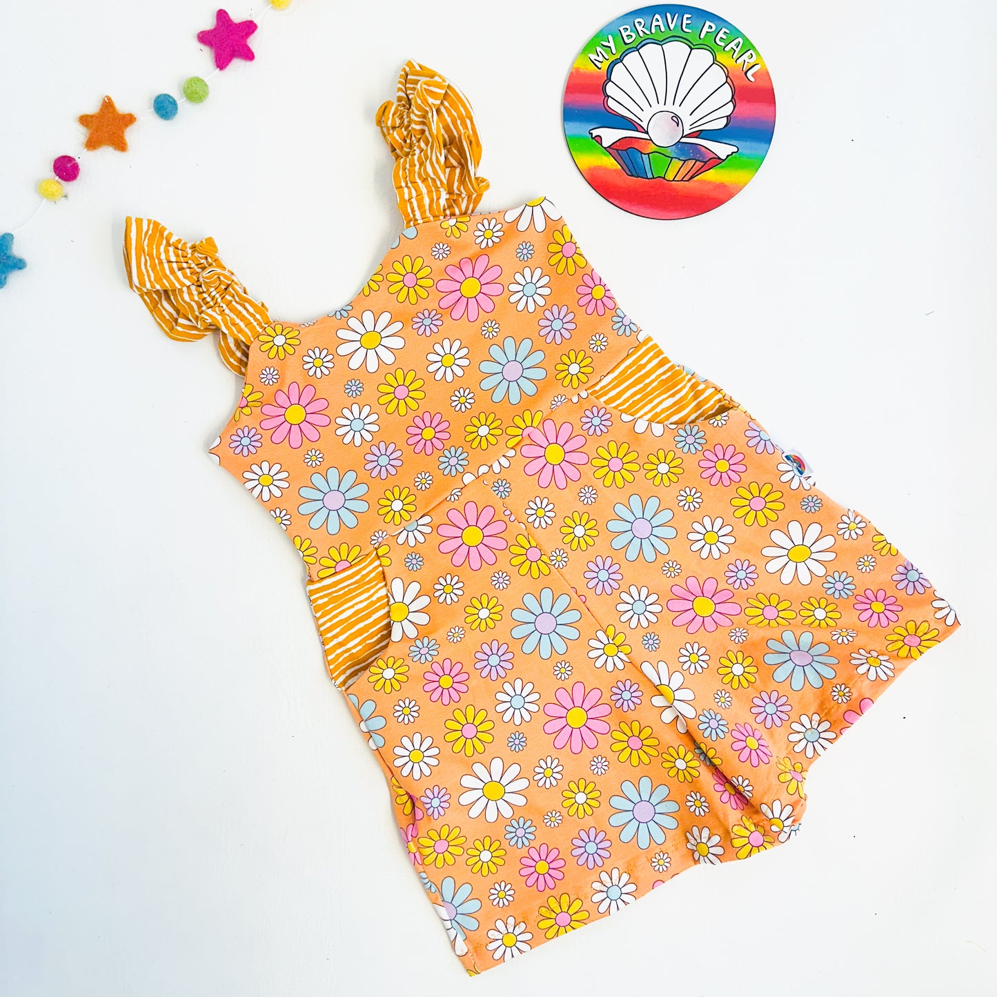 Kids Flutter Shoulder Playsuit