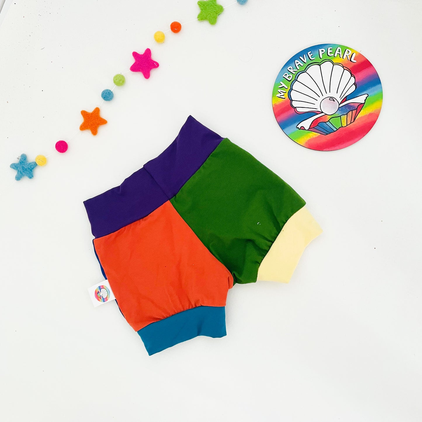 Kids Essentials Super Scrappy Mystery Colourblock Jogger Shorts