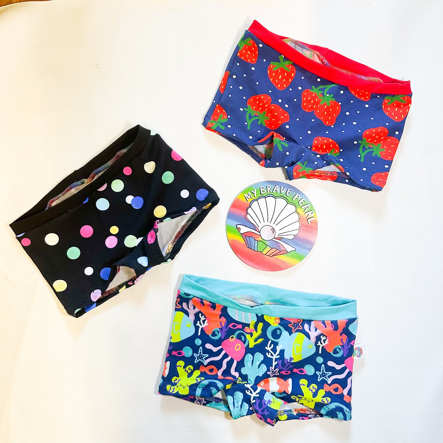 Kids Shortie Underwear - 3 Pack