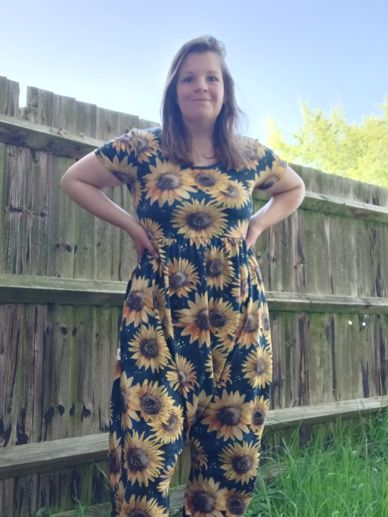 Adults Short Sleeve Napa Romper - Curve Fit