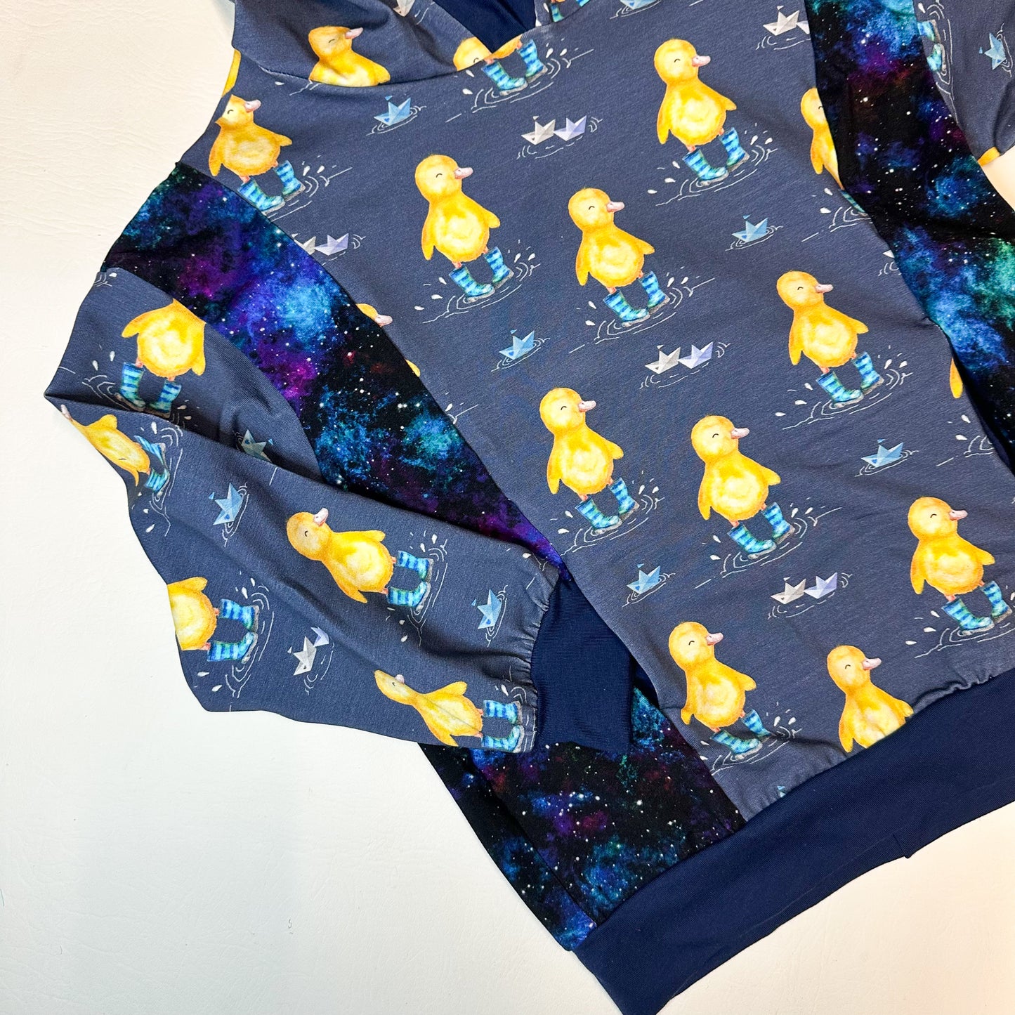 Kids Panelled Pocket Hoodies