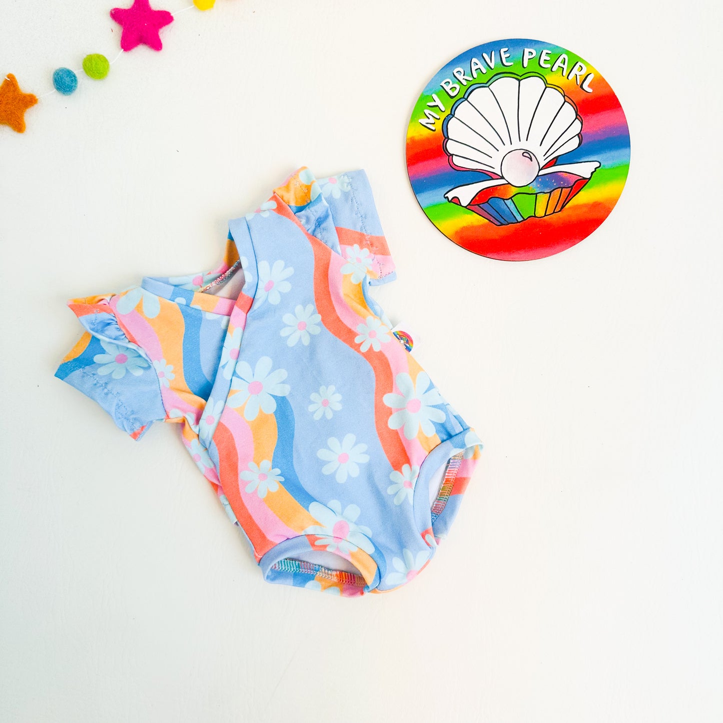 BP Baby Cross Front Vest Bodysuit