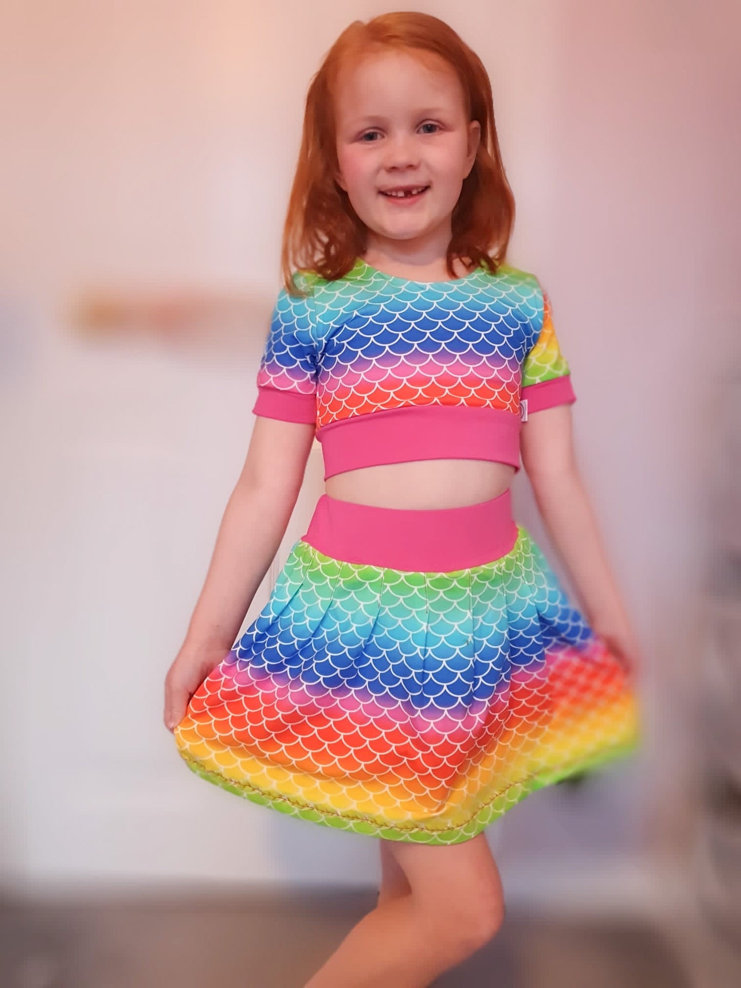 Kids Crop Top - Sleeveless/Short Sleeve