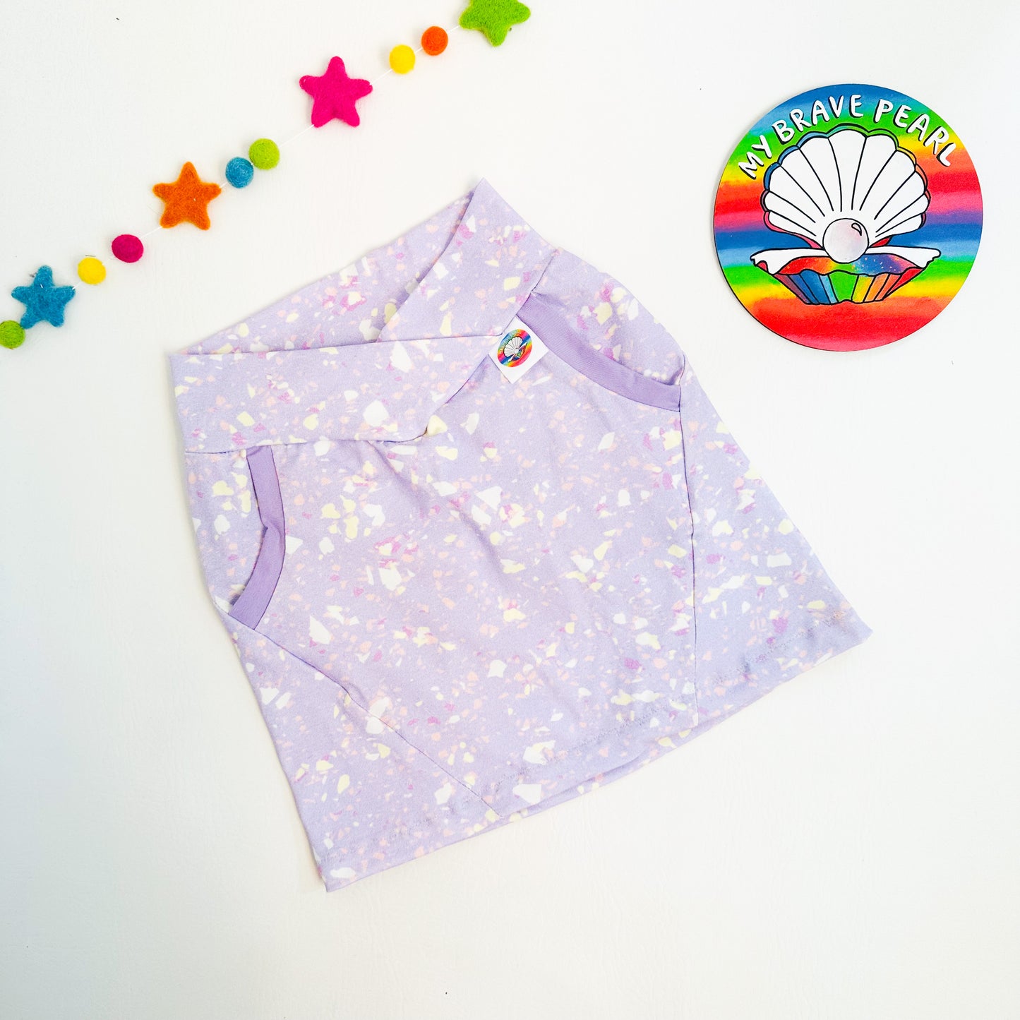Kids Colourblocked Skirt