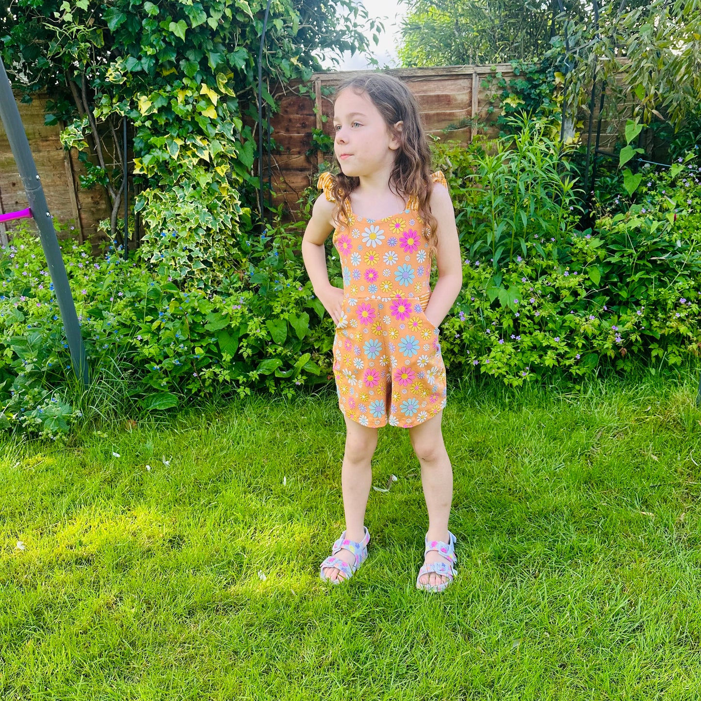Kids Flutter Shoulder Playsuit