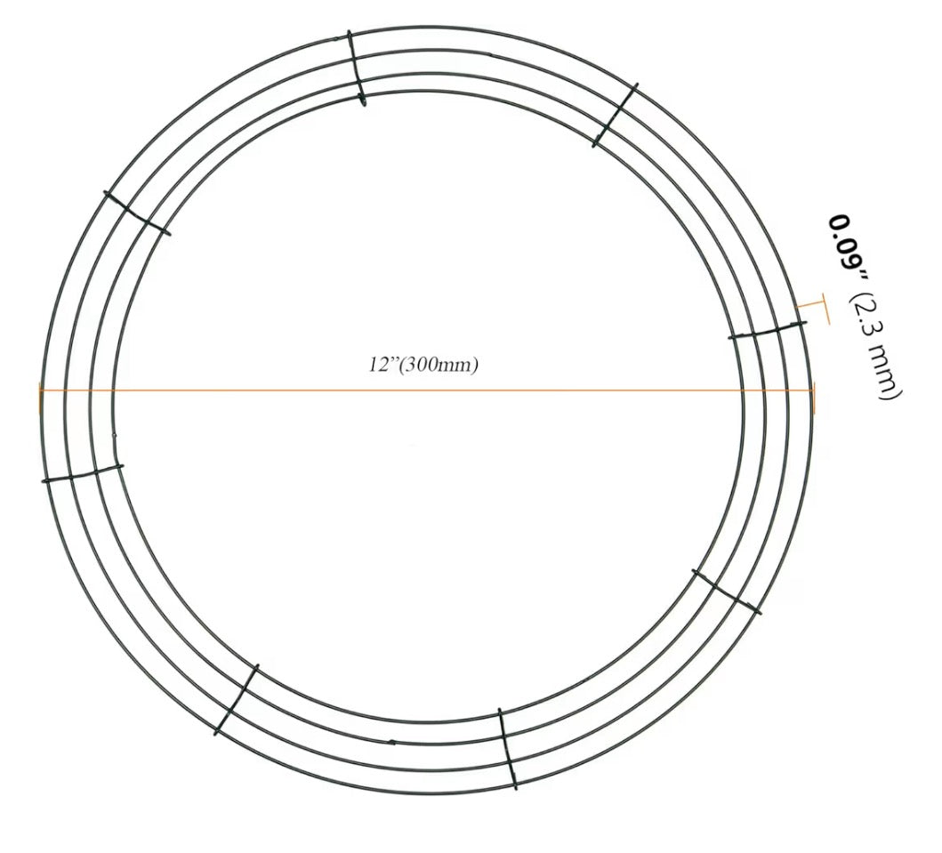 Rag Wreath Decoration