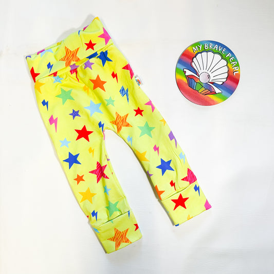 Kids Ready To Ship 6M-3Y Grow-With-Me Yellow Stars Harems