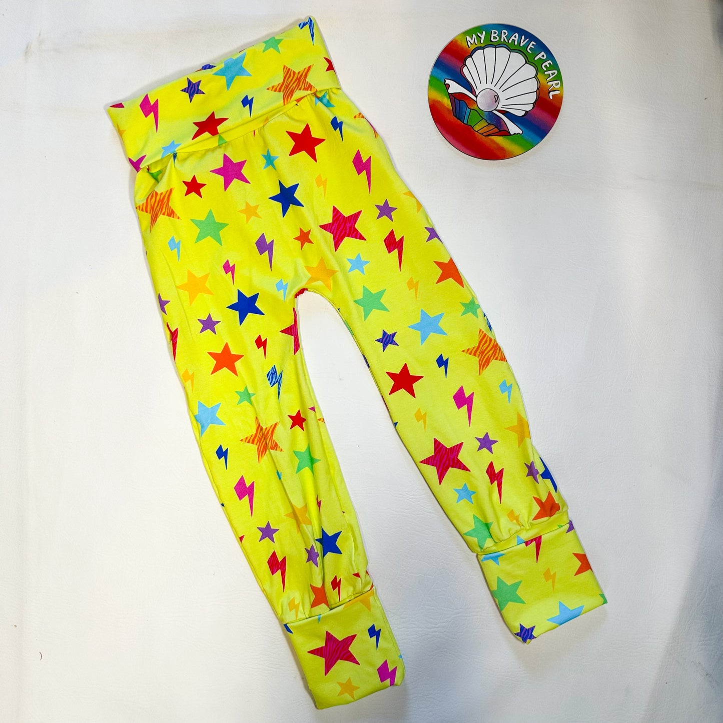 Kids Ready To Ship 5Y-9Y Grow-With-Me Yellow Stars Harems