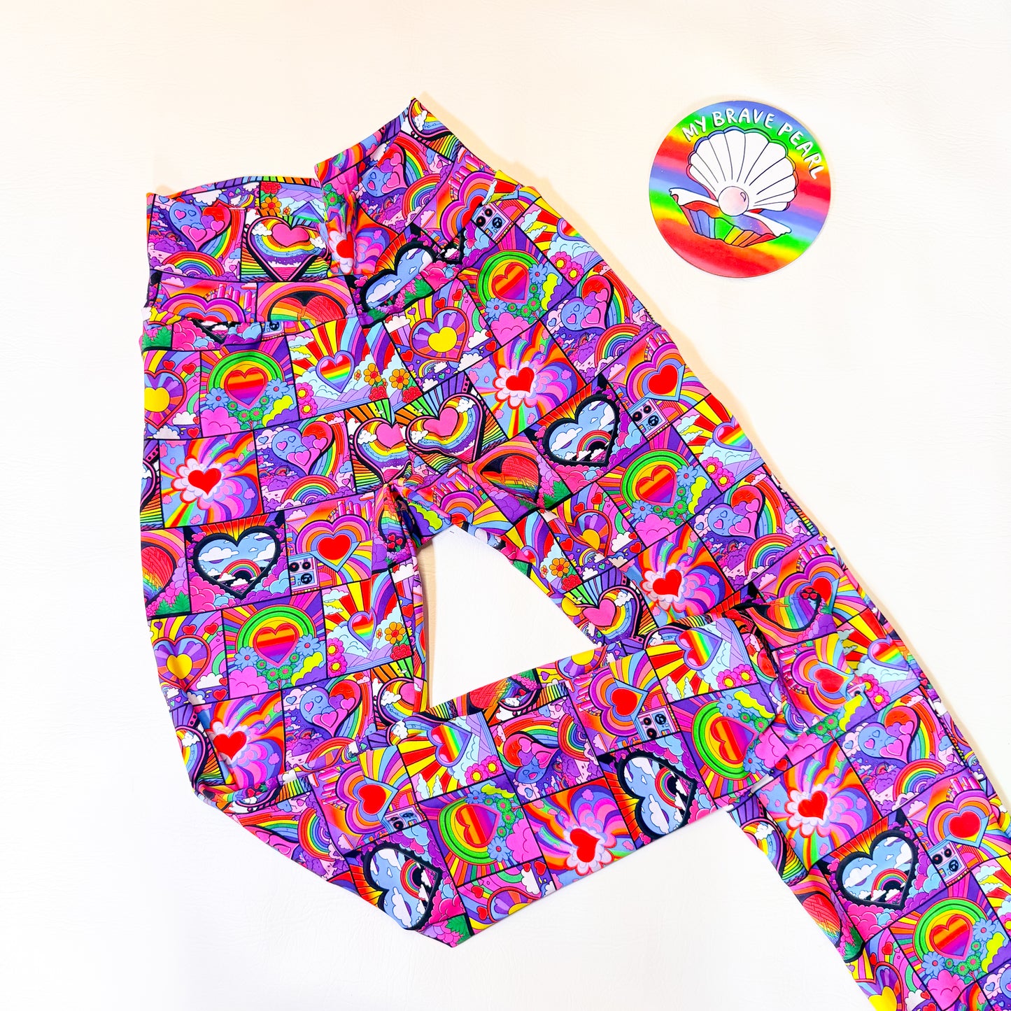 Ready To Ship S Adult Patchwork Love Joggers