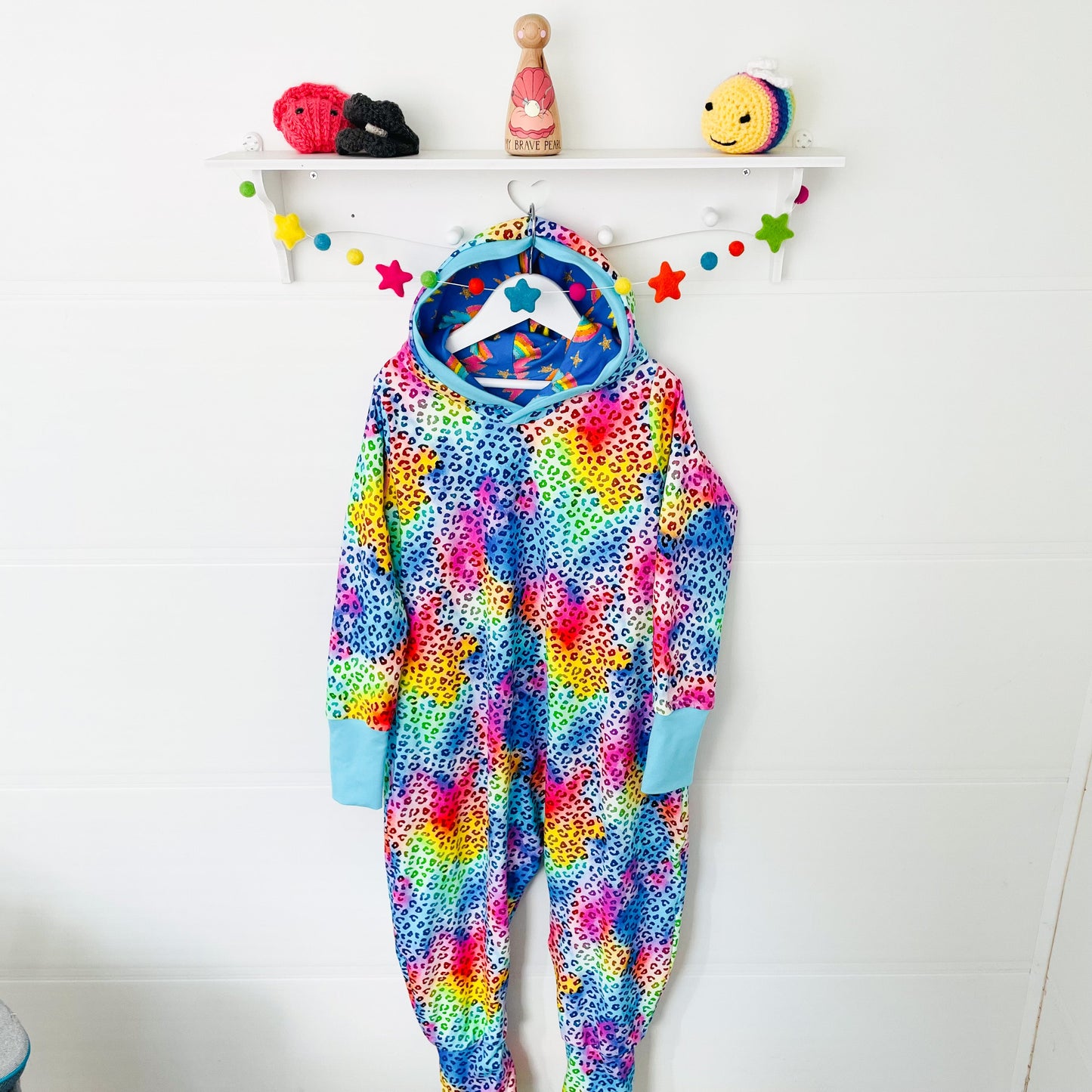 Kids Long Sleeve Hooded Pull On GWM Romper