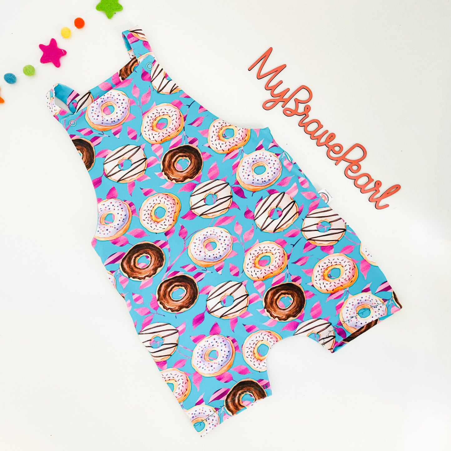 Kids Shortie Dungarees
