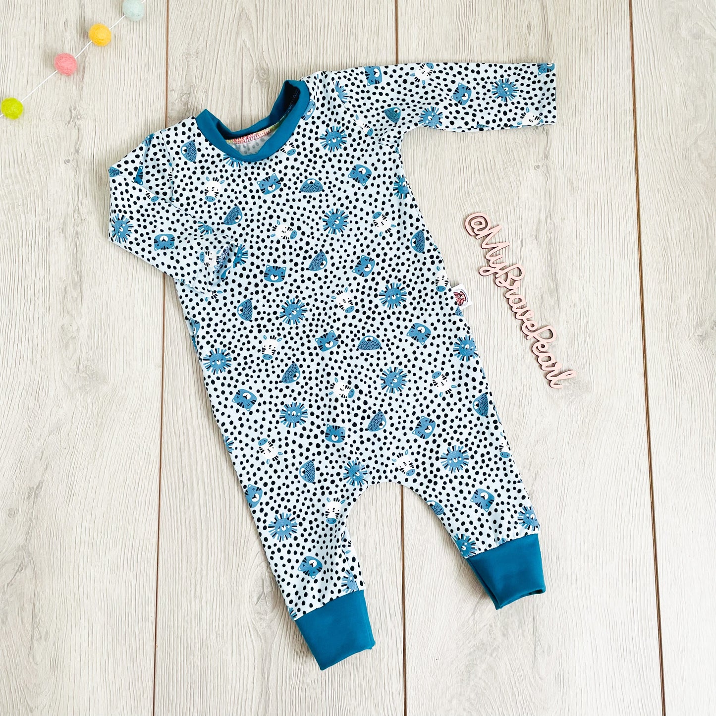 Baby Long Sleeve Pull On Romper
