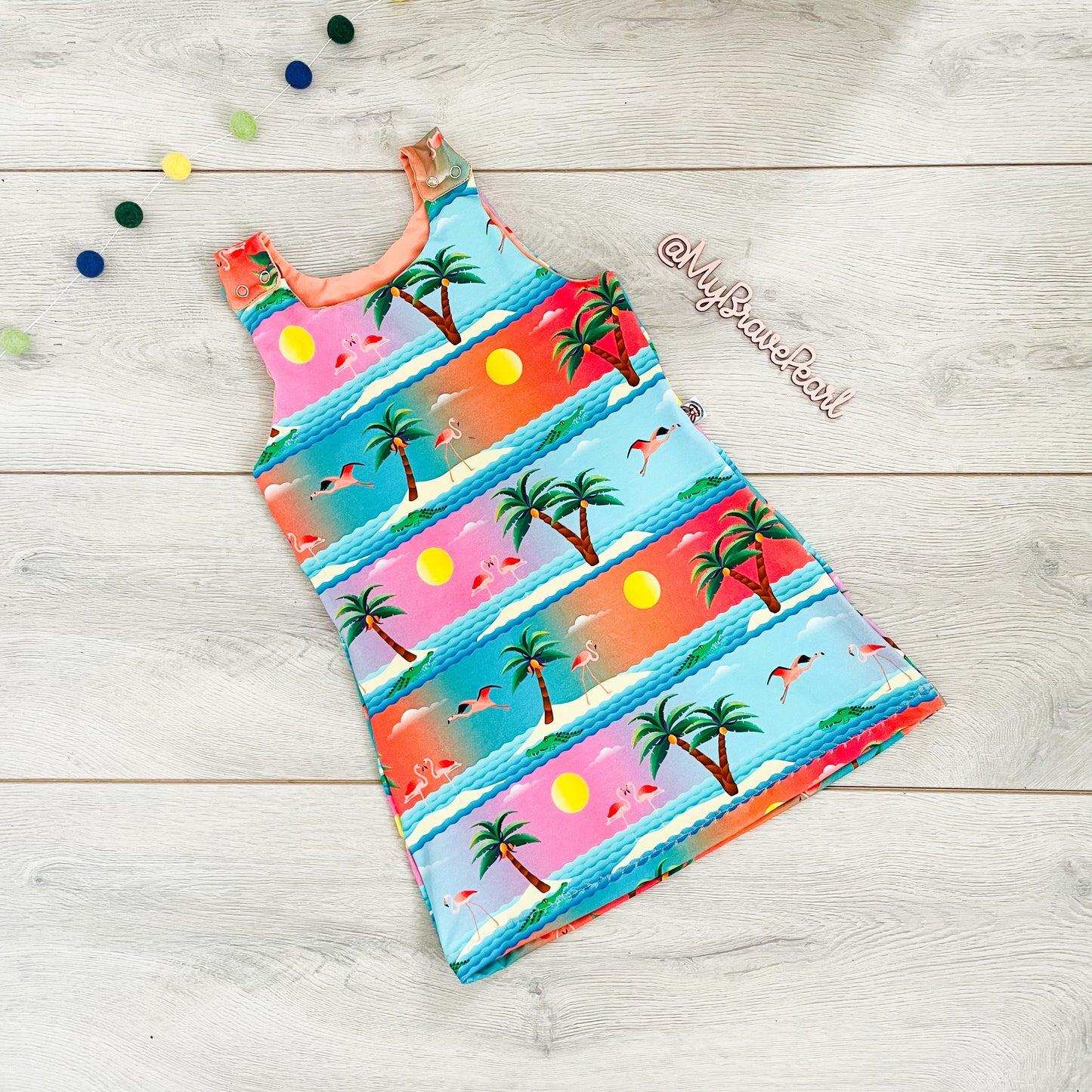 Kids Reversible Romper Dress