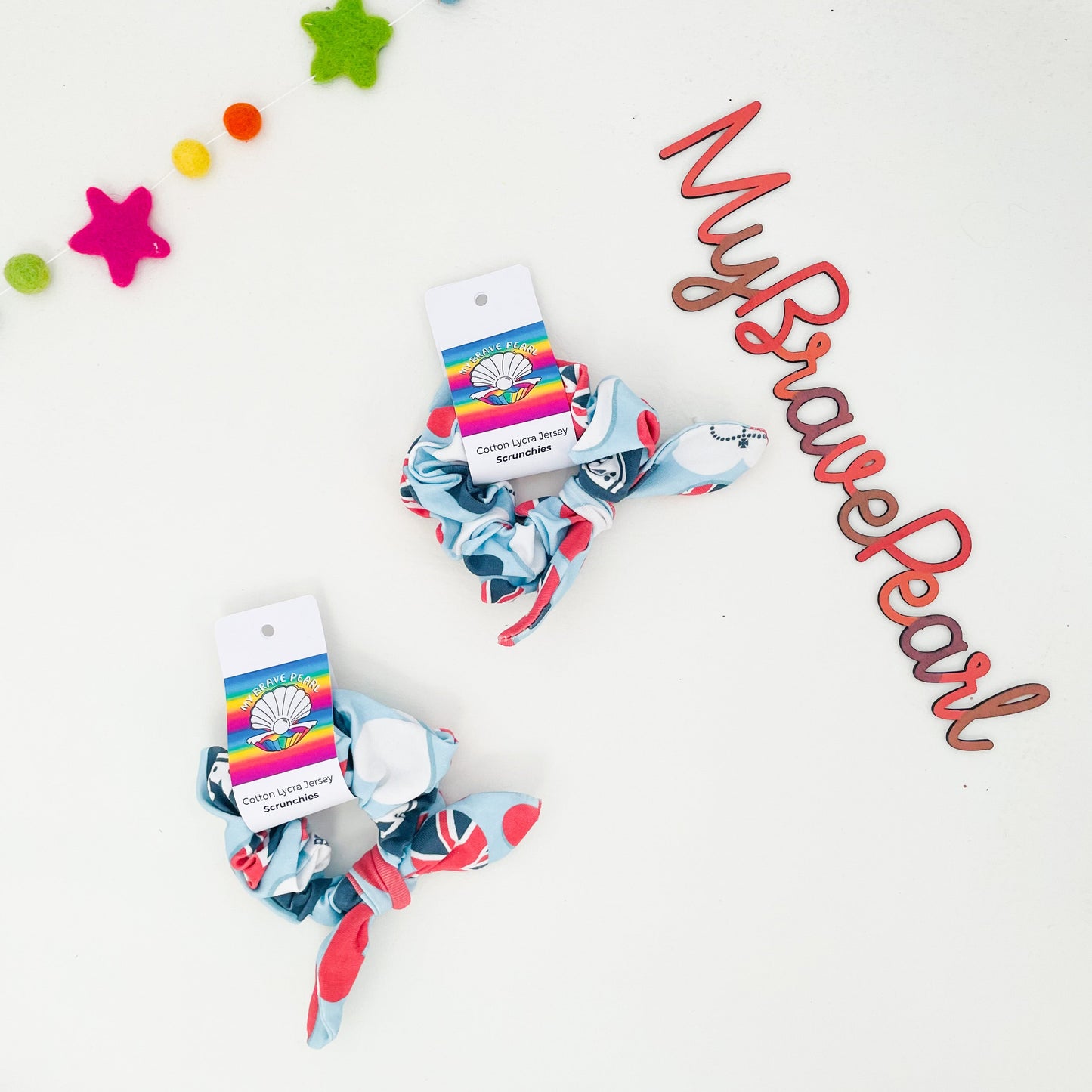 Ready To Ship Bunny Ear Scrunchies