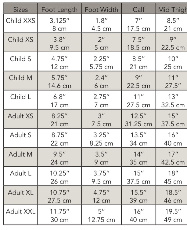 Child and Adult Knee High Socks