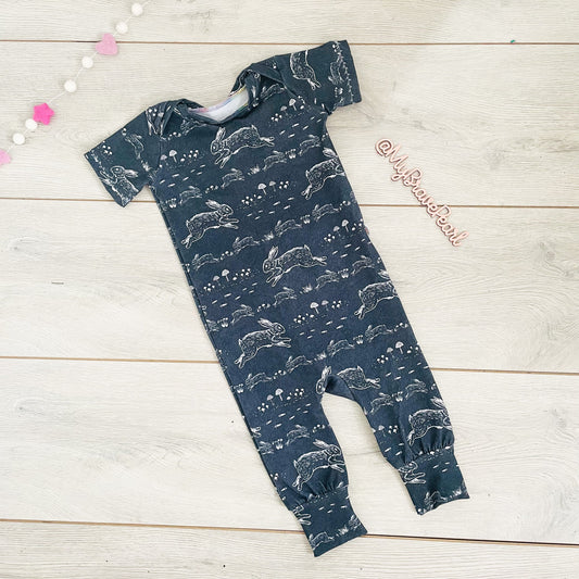 BP Baby Short Sleeve Envelope Shoulder Romper