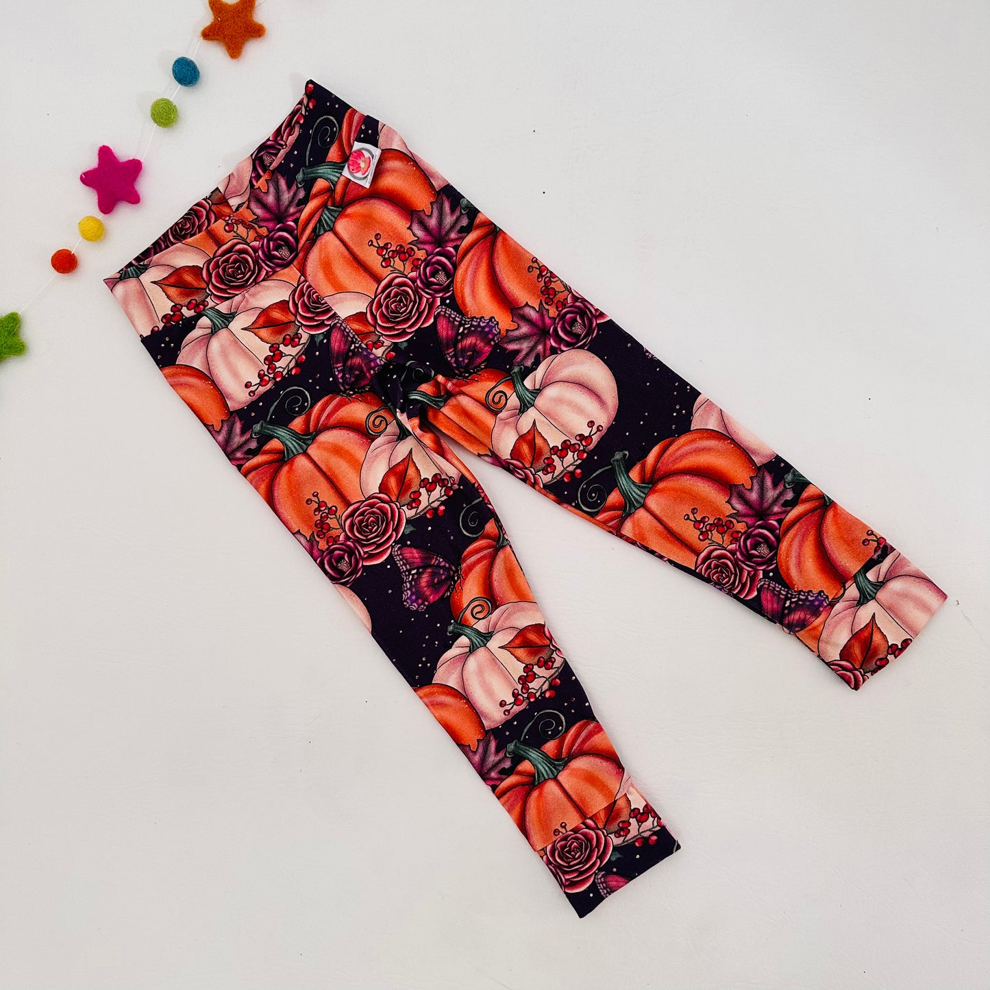 Ready To Ship 6-12M Pumpkin Leggings