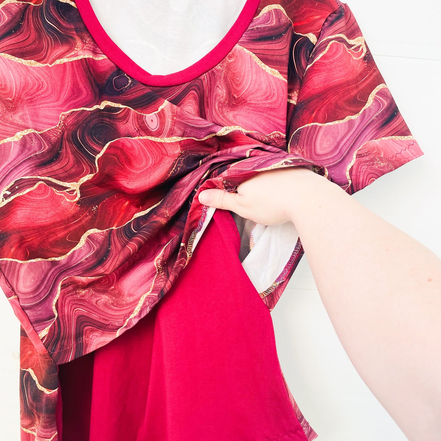 Adults Nursing/Breastfeeding Tee - Curve Fit
