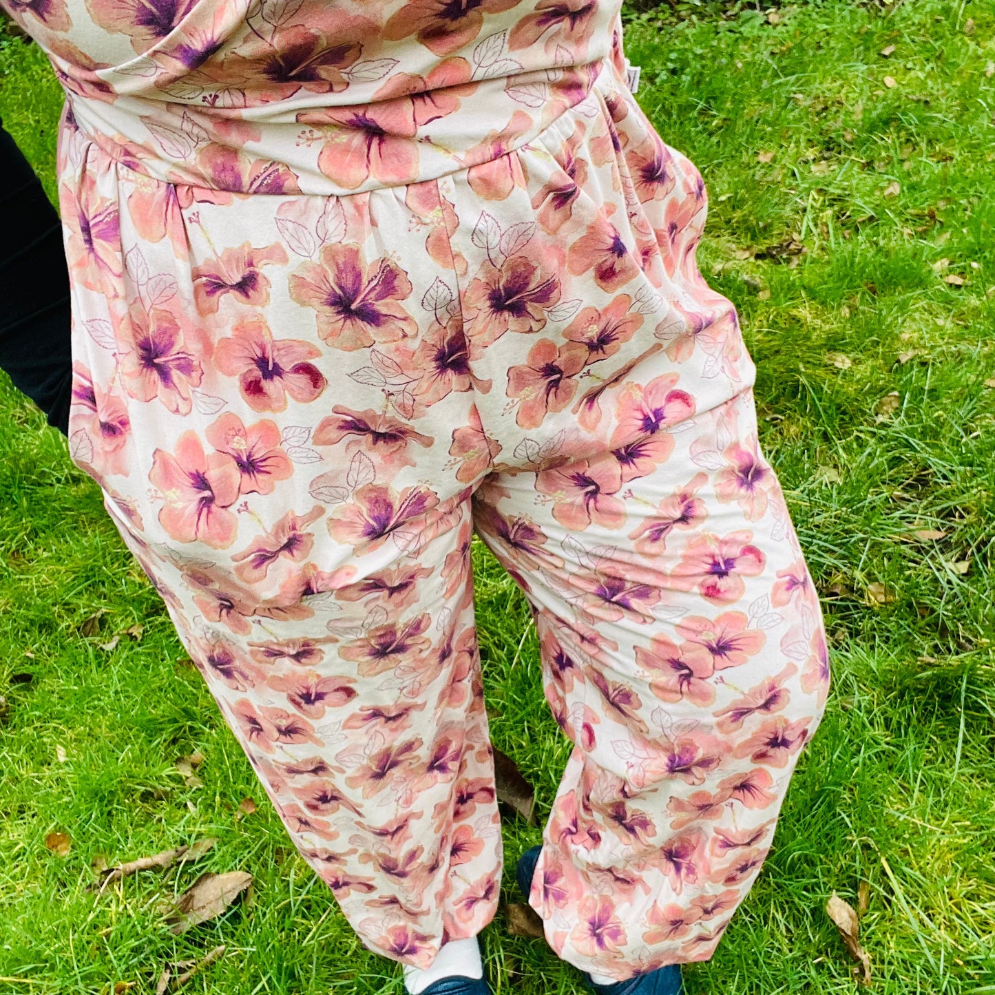 Adults Long Sleeve Cross Front Jumpsuit - Curve Fit