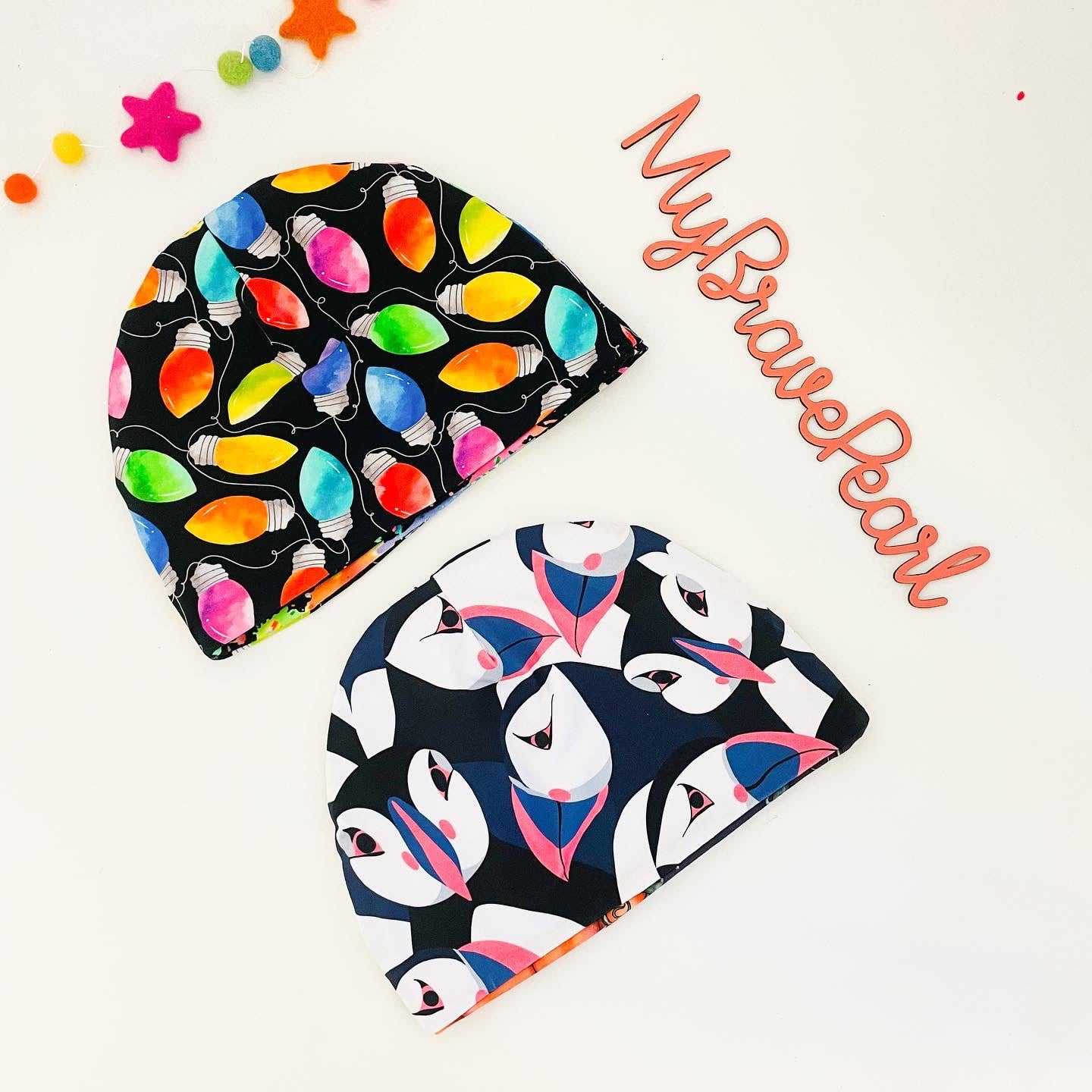 Ready To Ship Reversible Beanie Hats