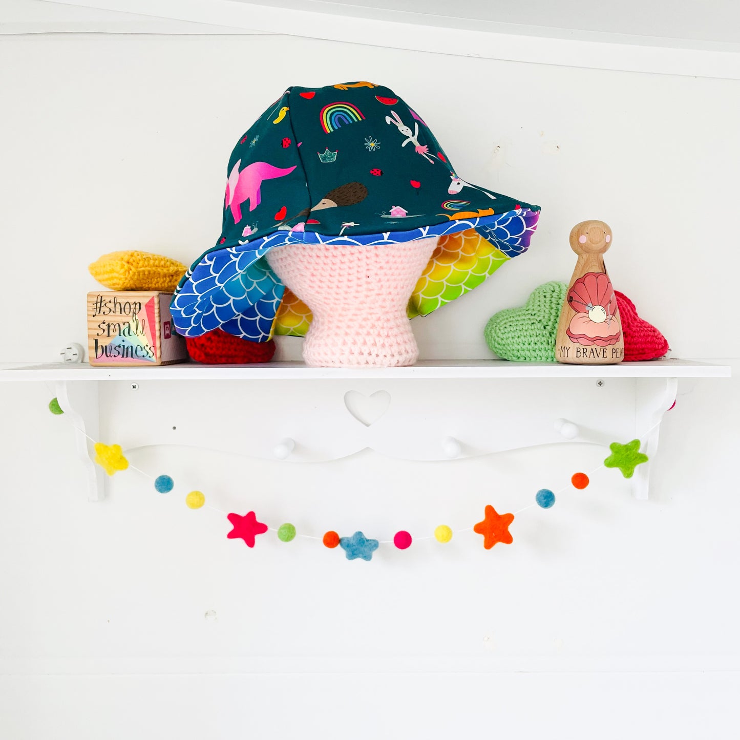 Reversible Petal Sun Hats