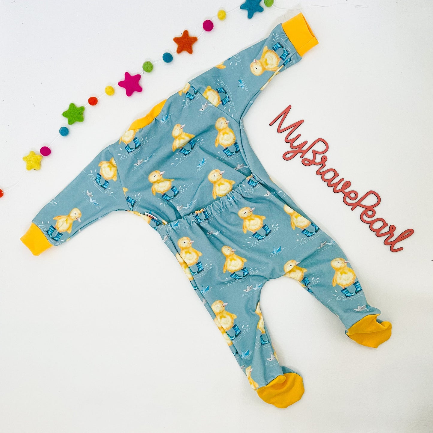 BP Baby Back Opening Babygrow