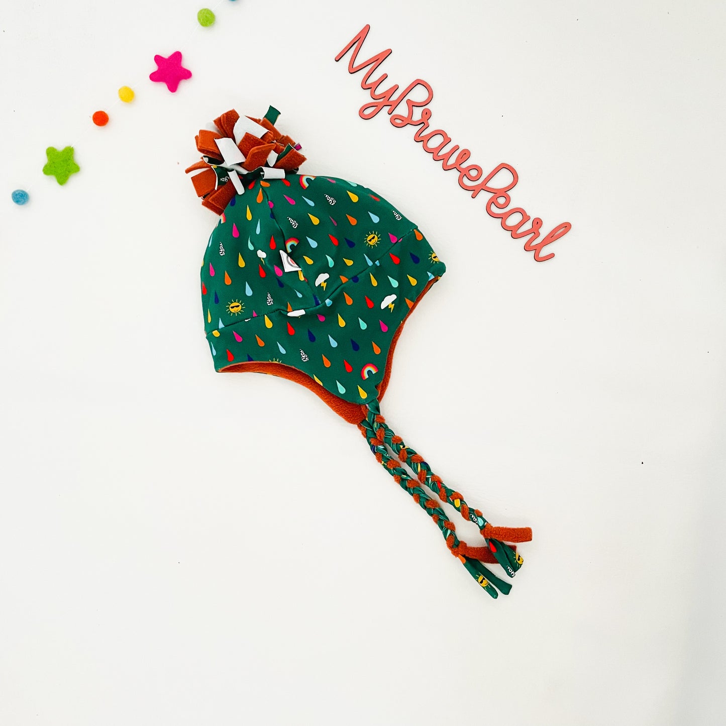 Winter Earflap Pom Hat