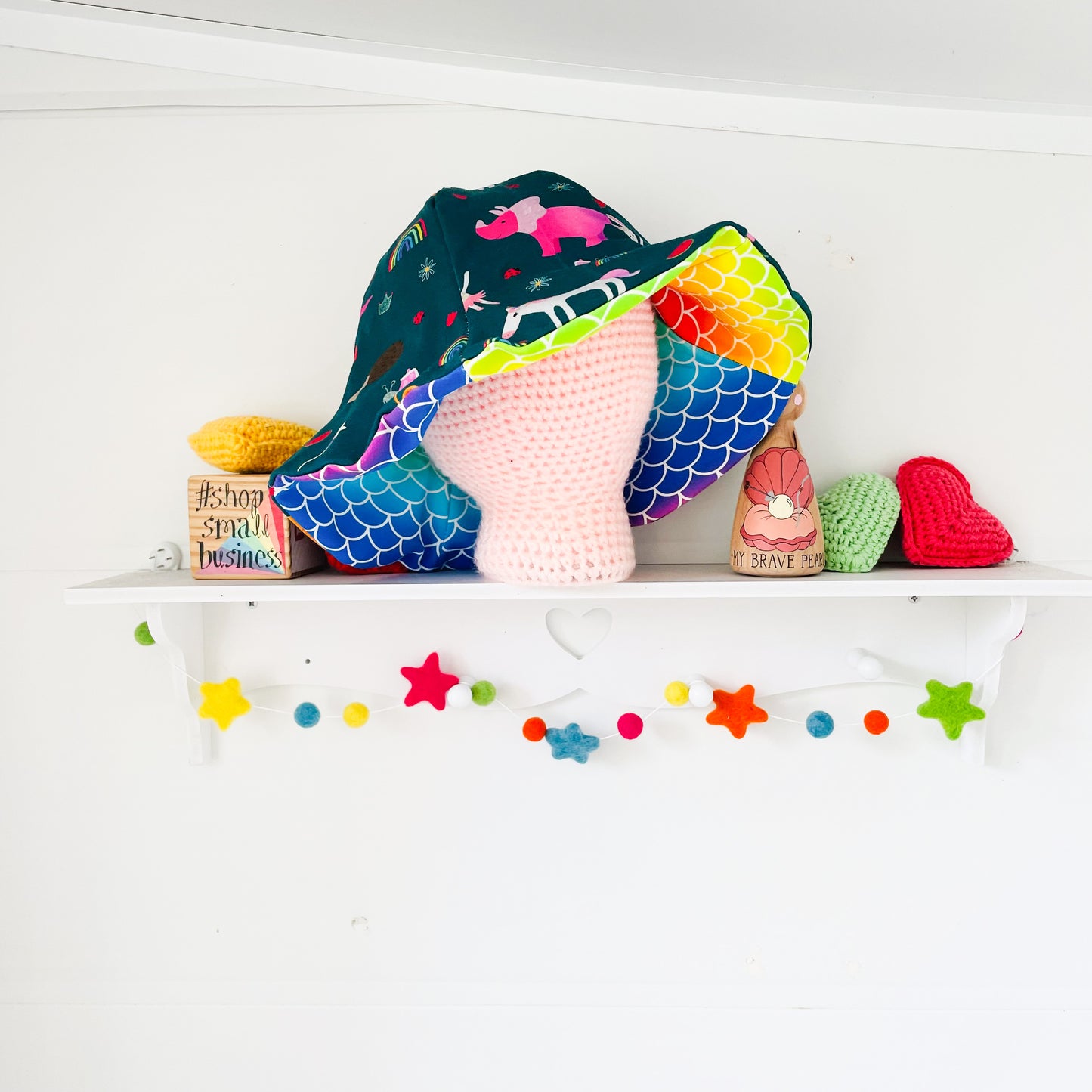 Reversible Petal Sun Hats