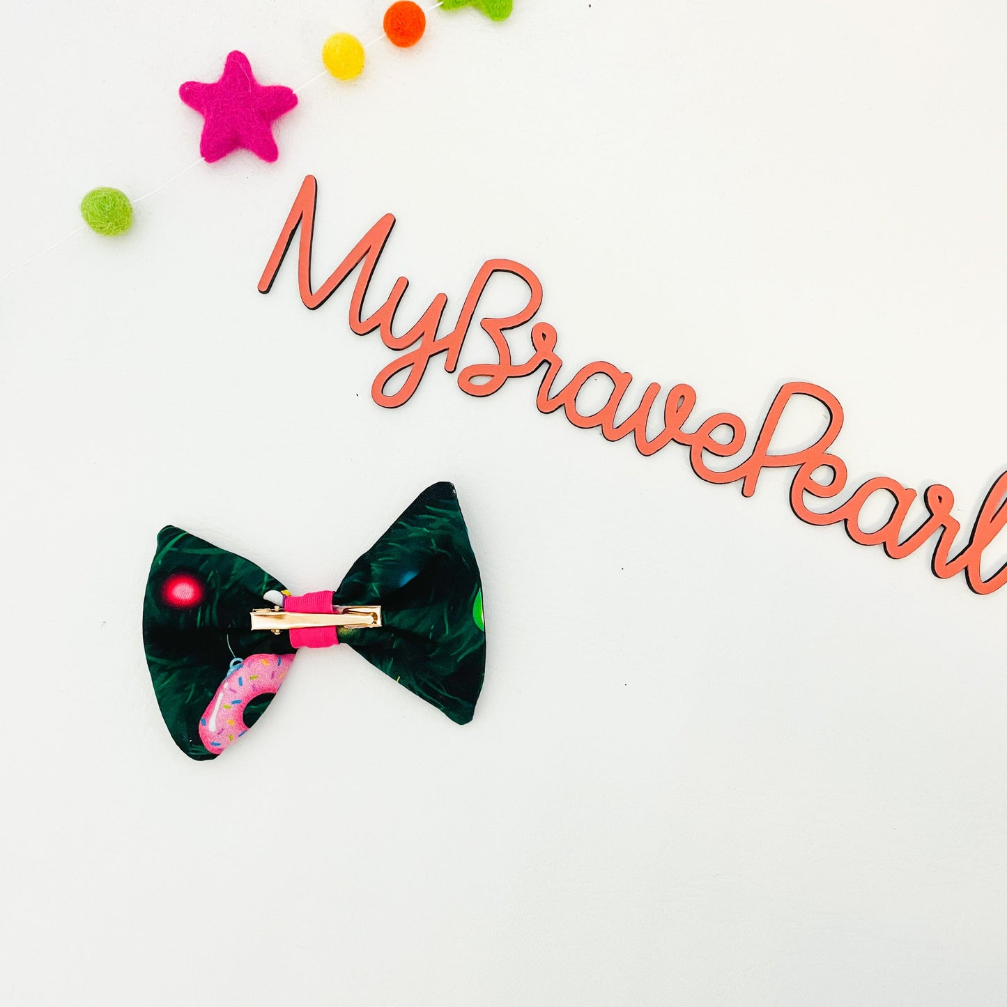 Christmas Bow Clips