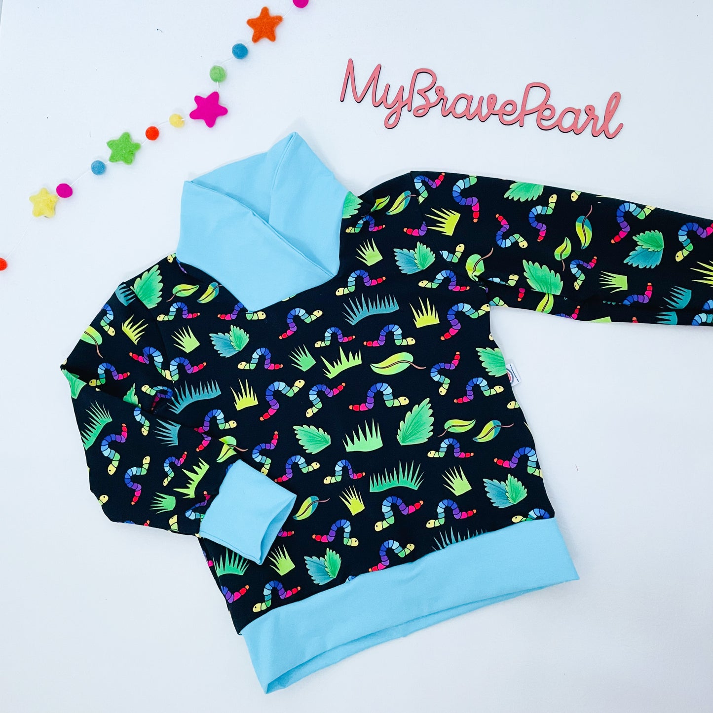 Kids Shawl Collar Sweatshirt