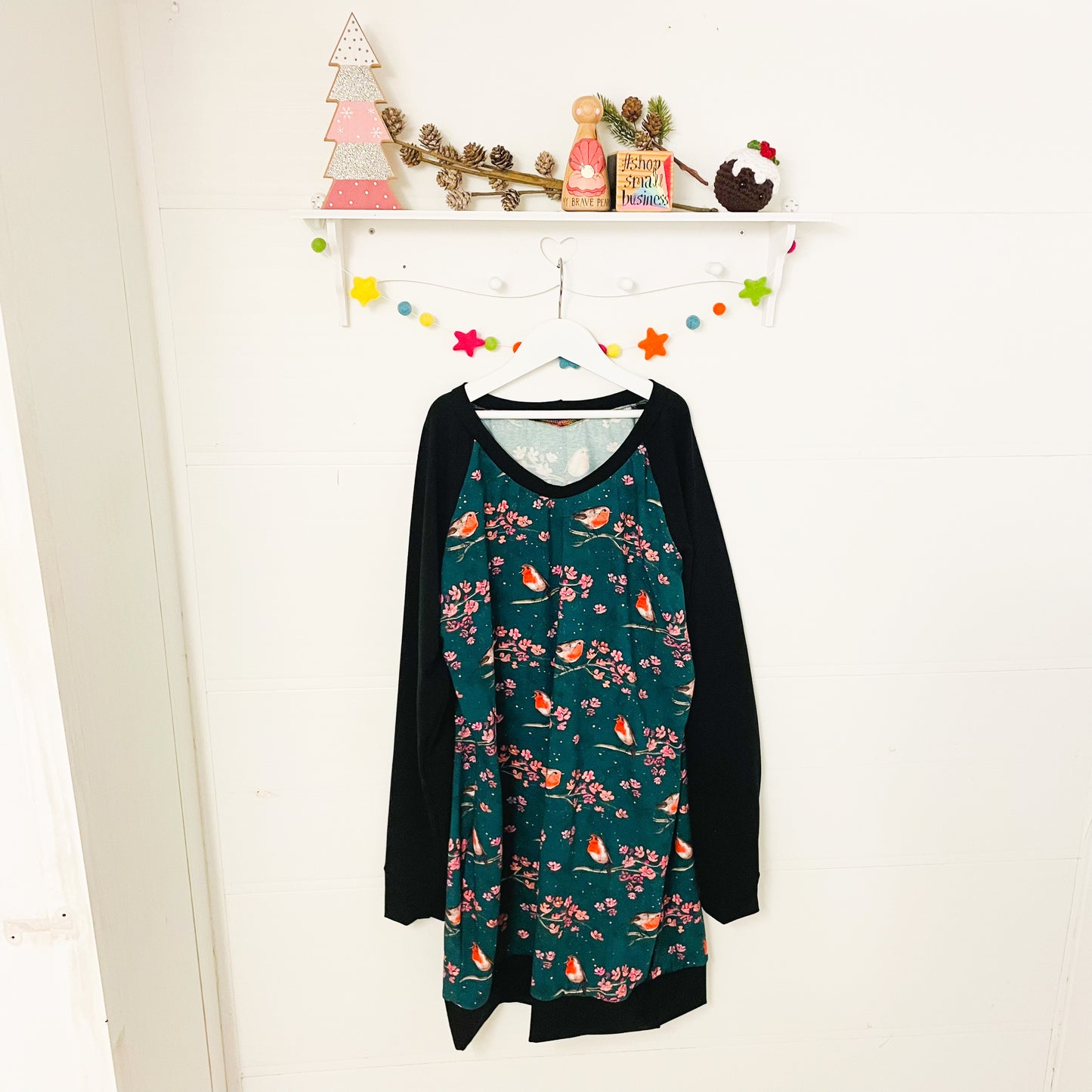 Adults Raglan Tunic Length Jumper - Curve Fit