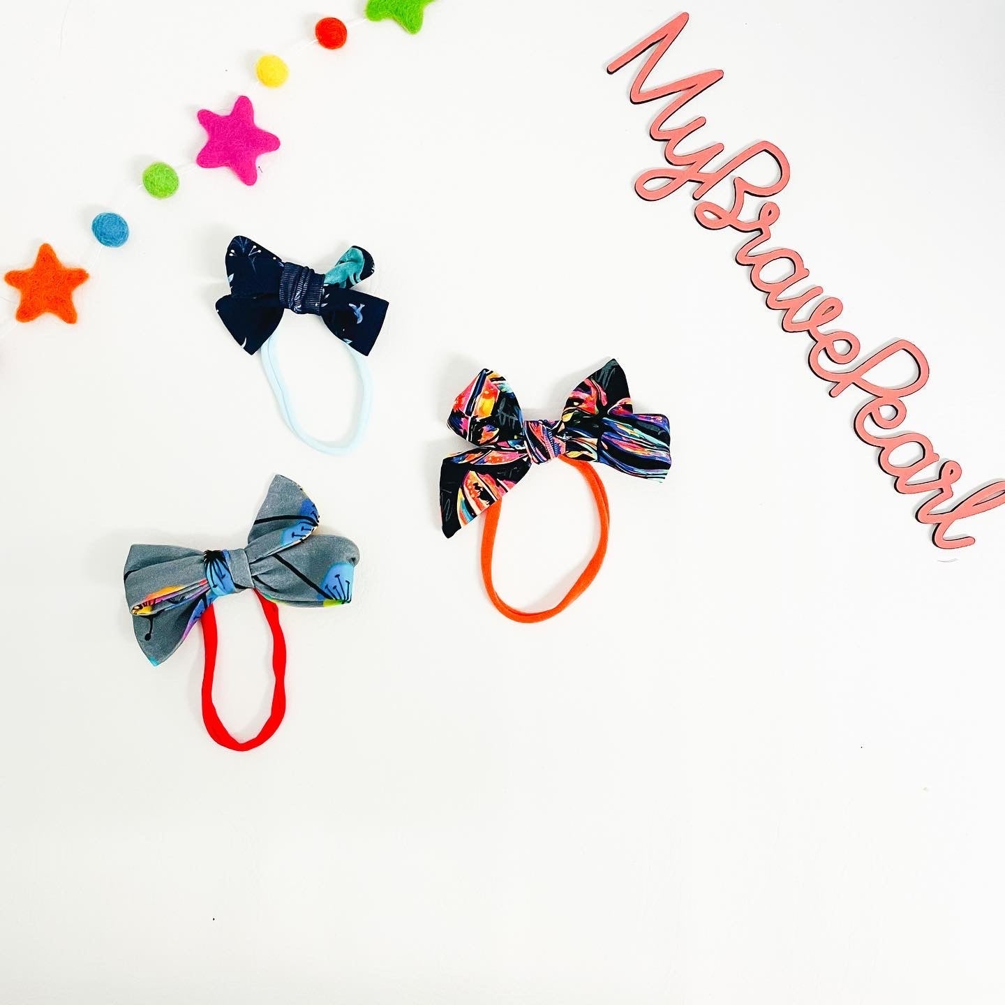 Pinwheel Bow Headbands