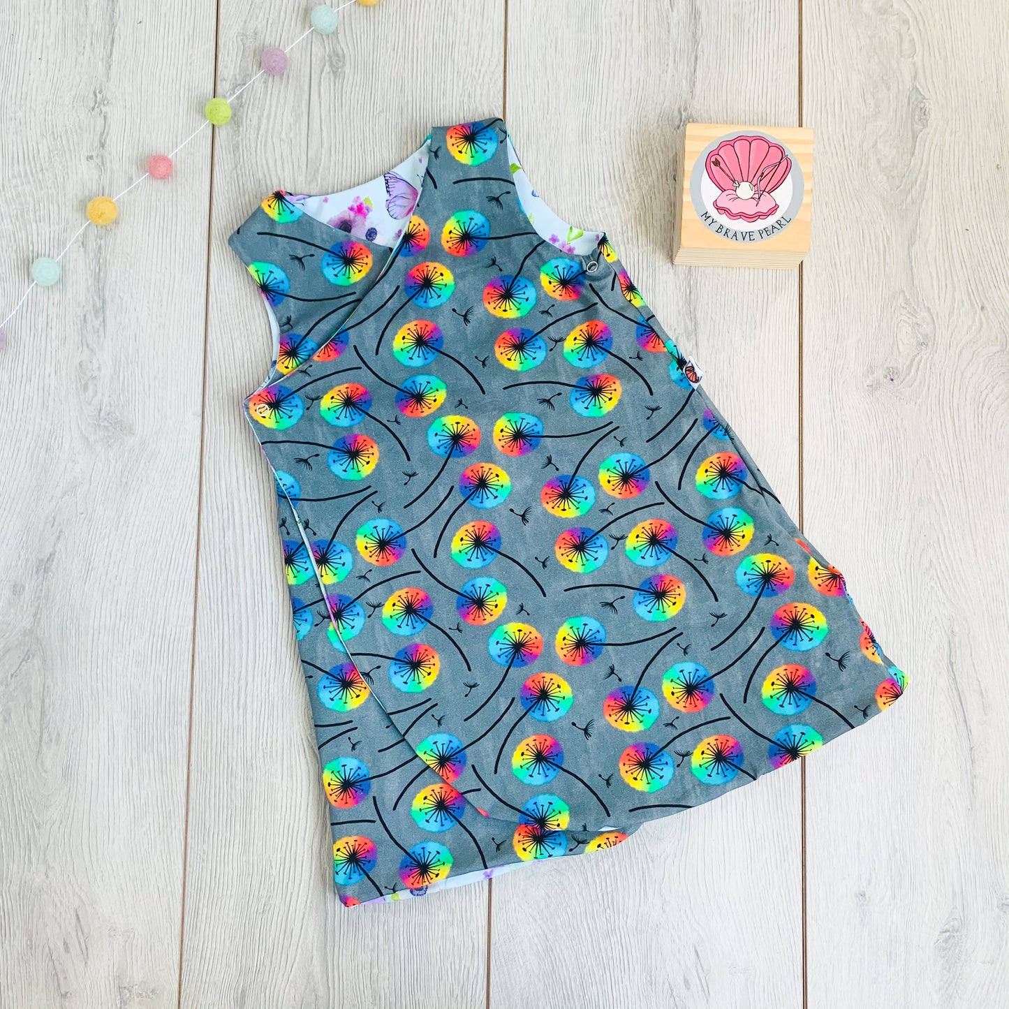 Kids Reversible Wrap Dress