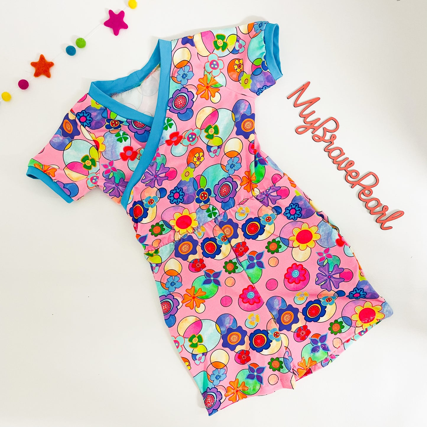 Kids Cross Front Summer Playsuit