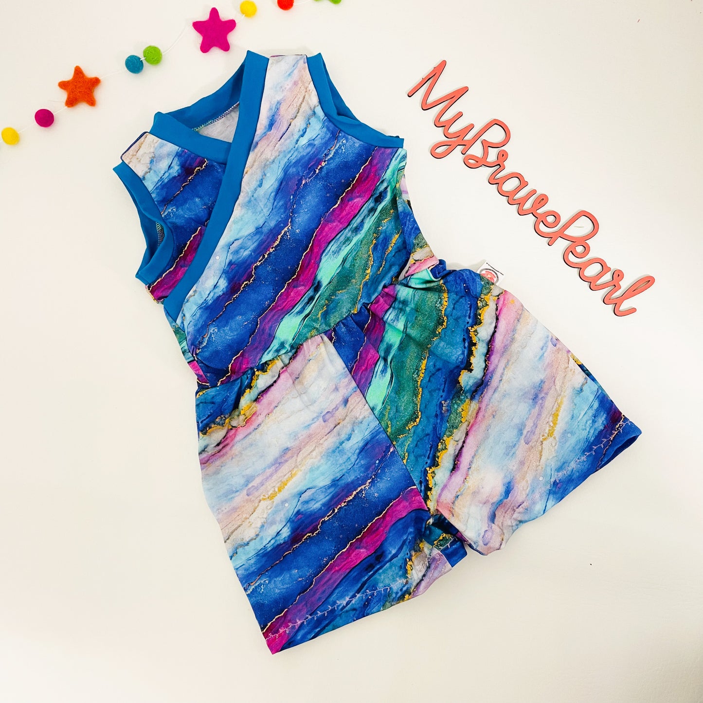 Kids Cross Front Summer Playsuit
