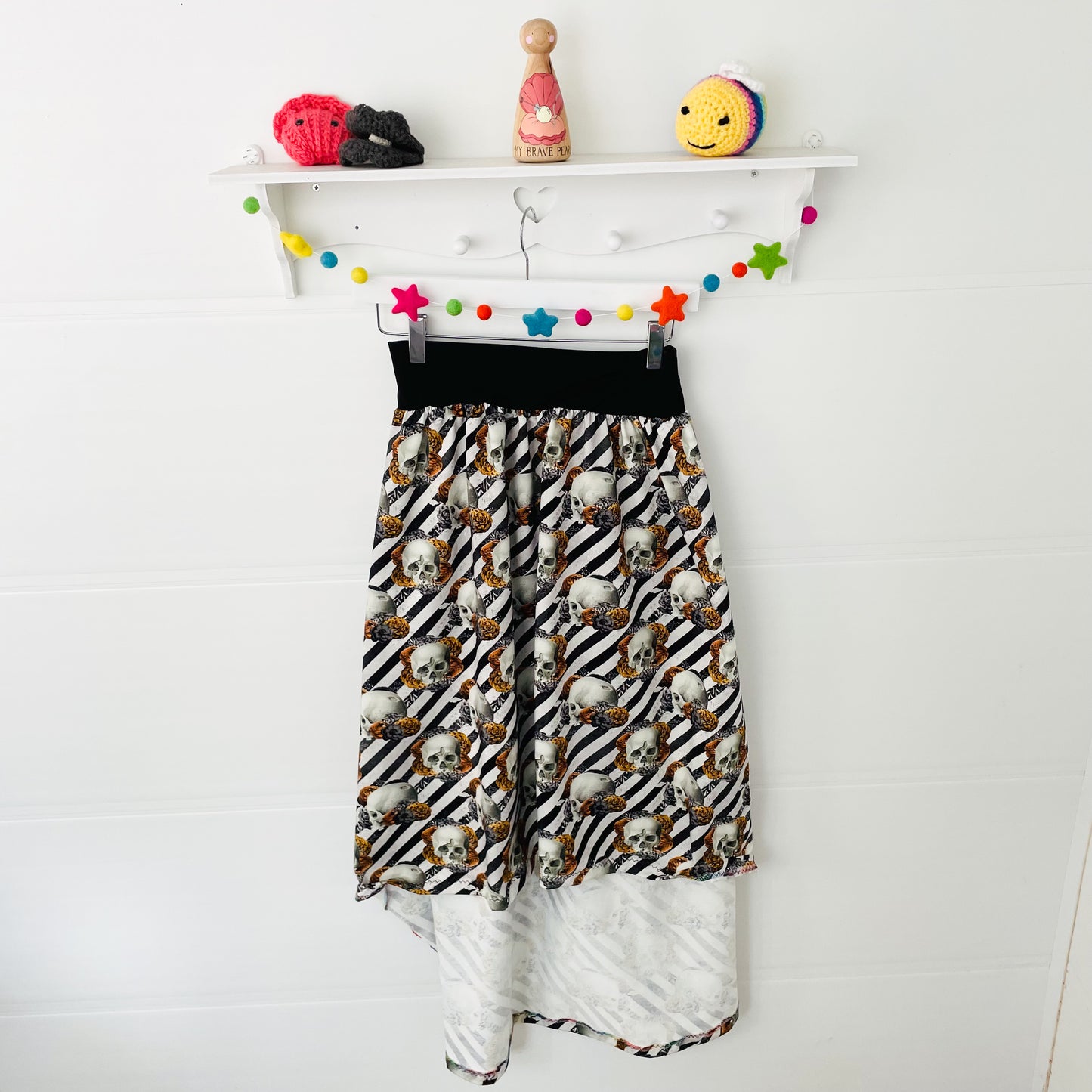 Adults Drop Hem Maxi Skirt