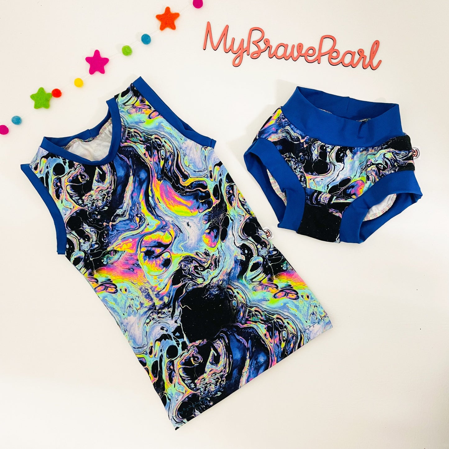 Kids Christmas Vest and Pants Set