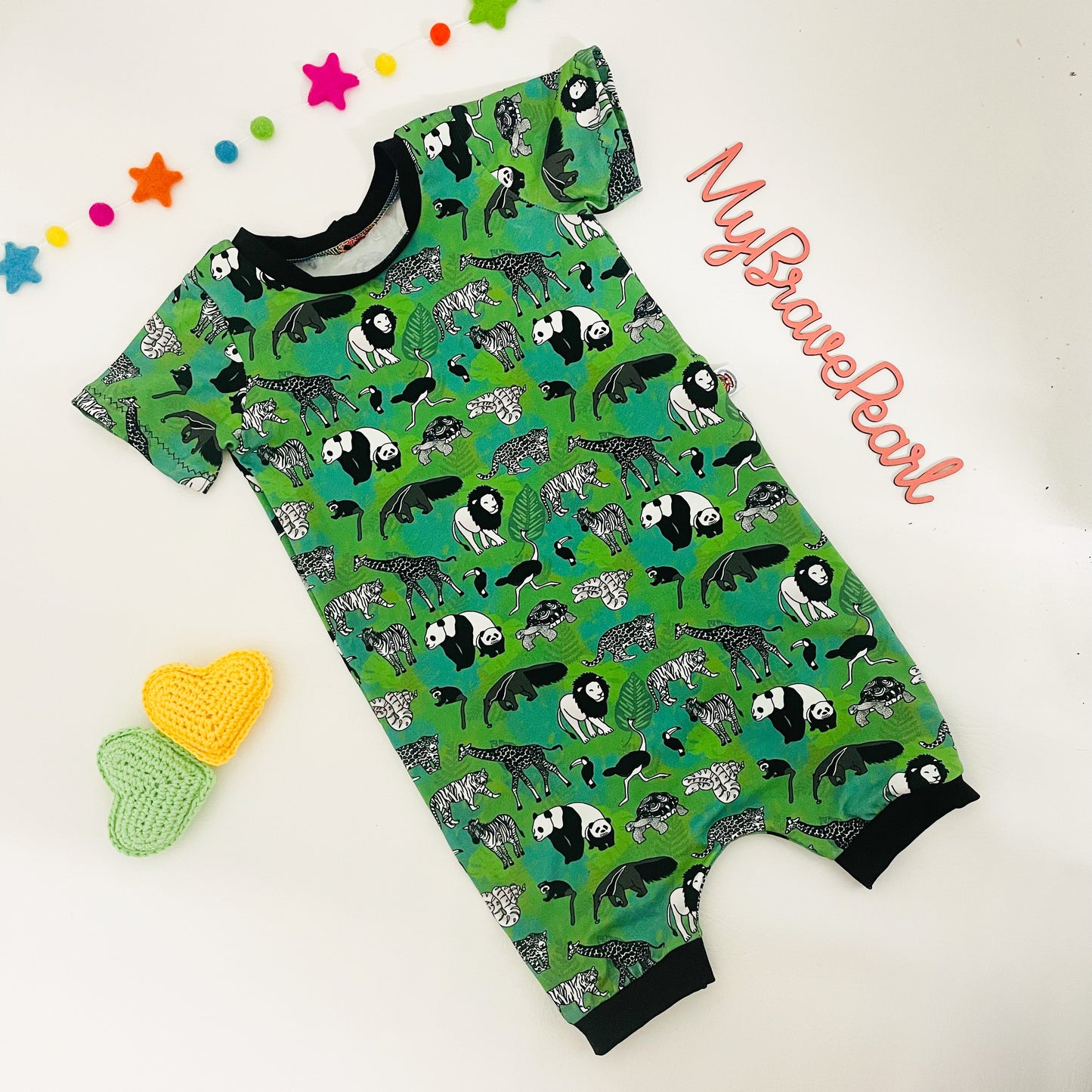 Baby Short Sleeve Pull On Romper
