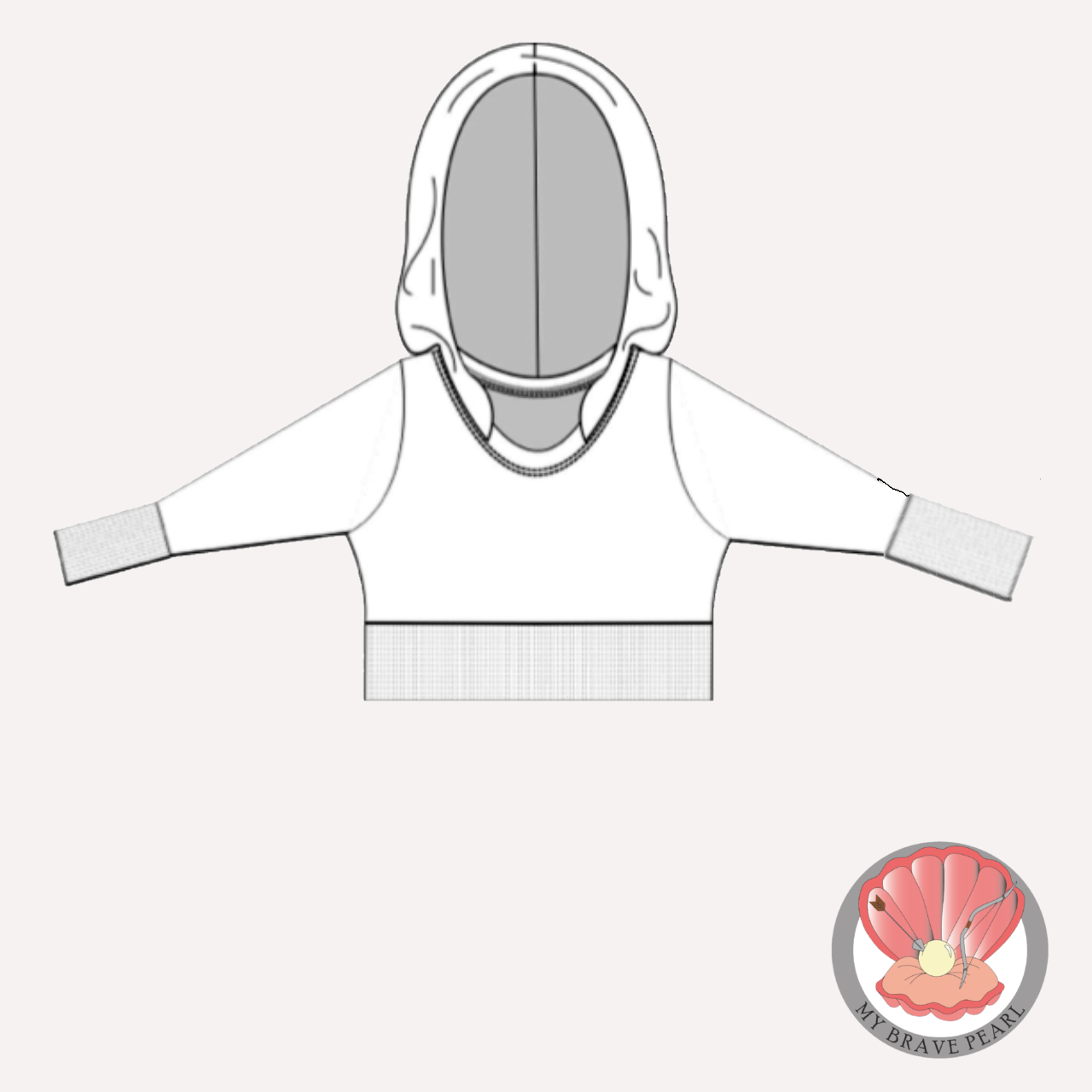 Kids Crop Hoodie