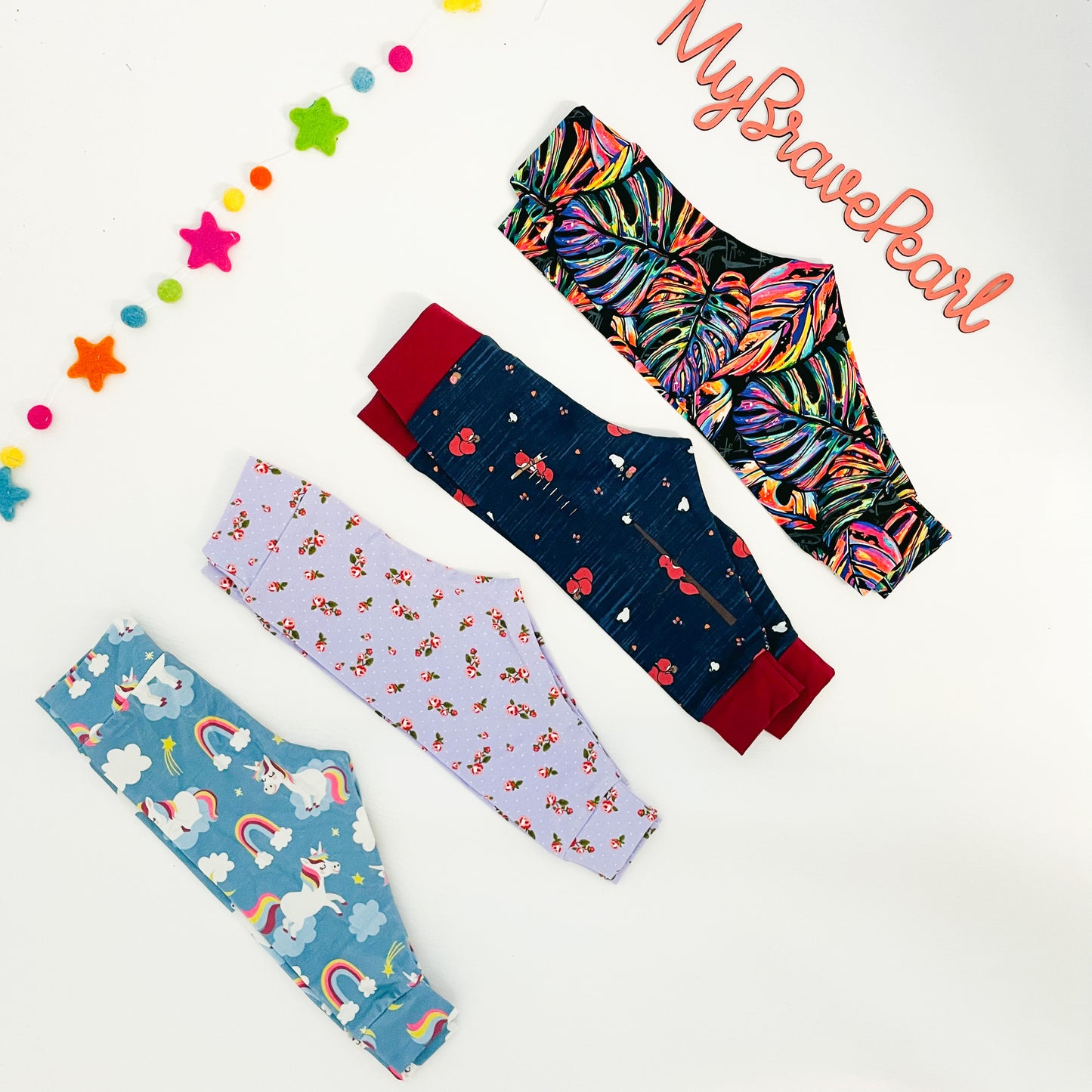 Ready To Ship 3-6M Unicorn Dreams Leggings