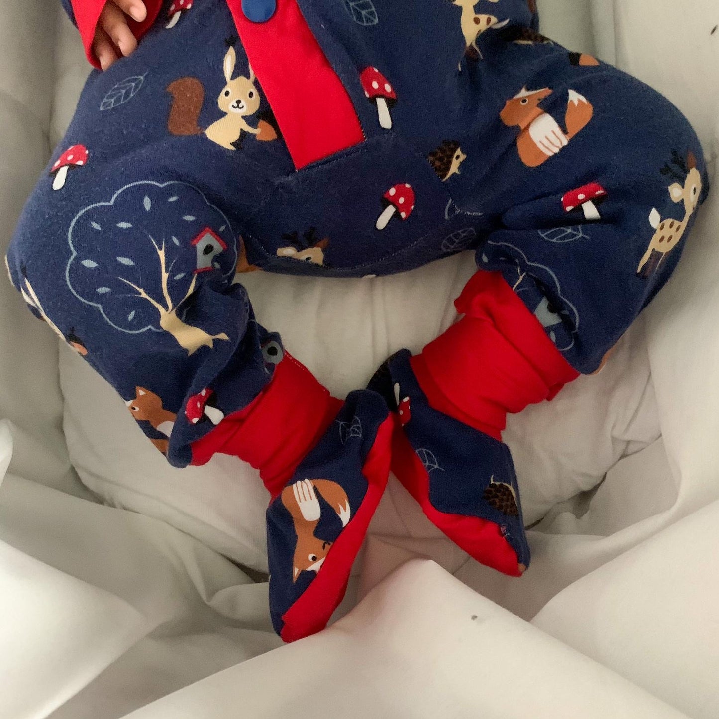 BP Baby Sock Booties - Reversible/Seamless