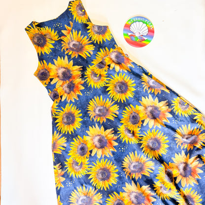 Adults Short Sleeve Maxi Dress - Curve Fit