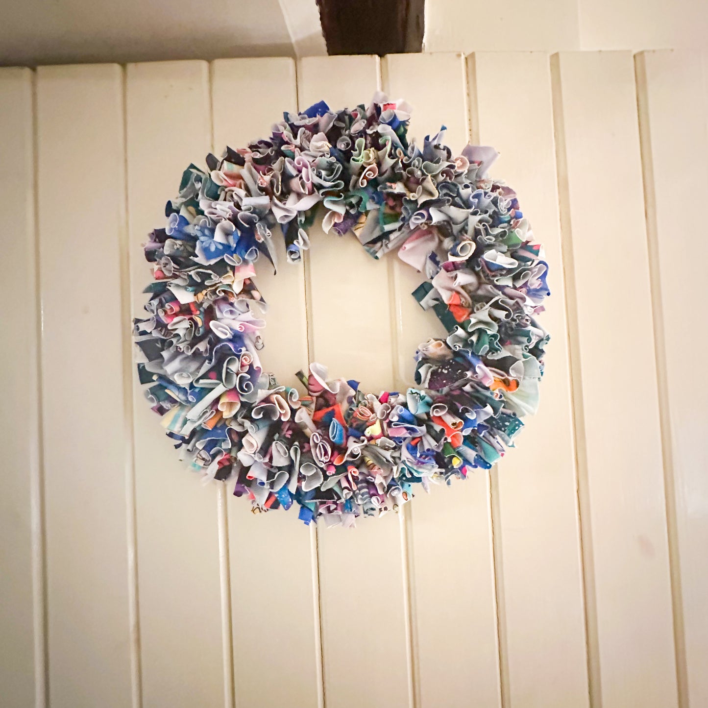 Rag Wreath Decoration