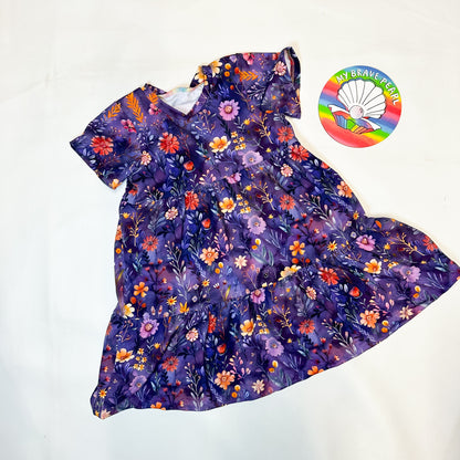 Kids Short Sleeve Dotty Dress