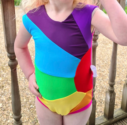Kids Rainbow Sun Swimsuit